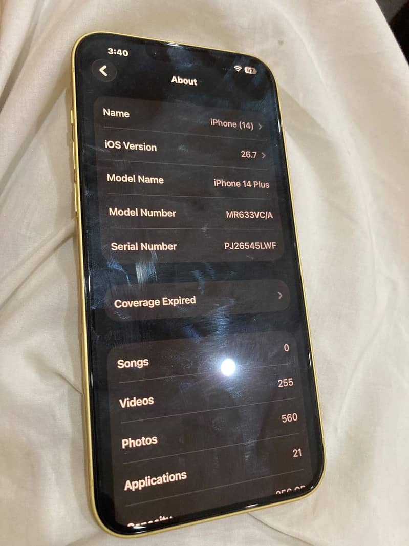Apple iPhone 14 plus 0