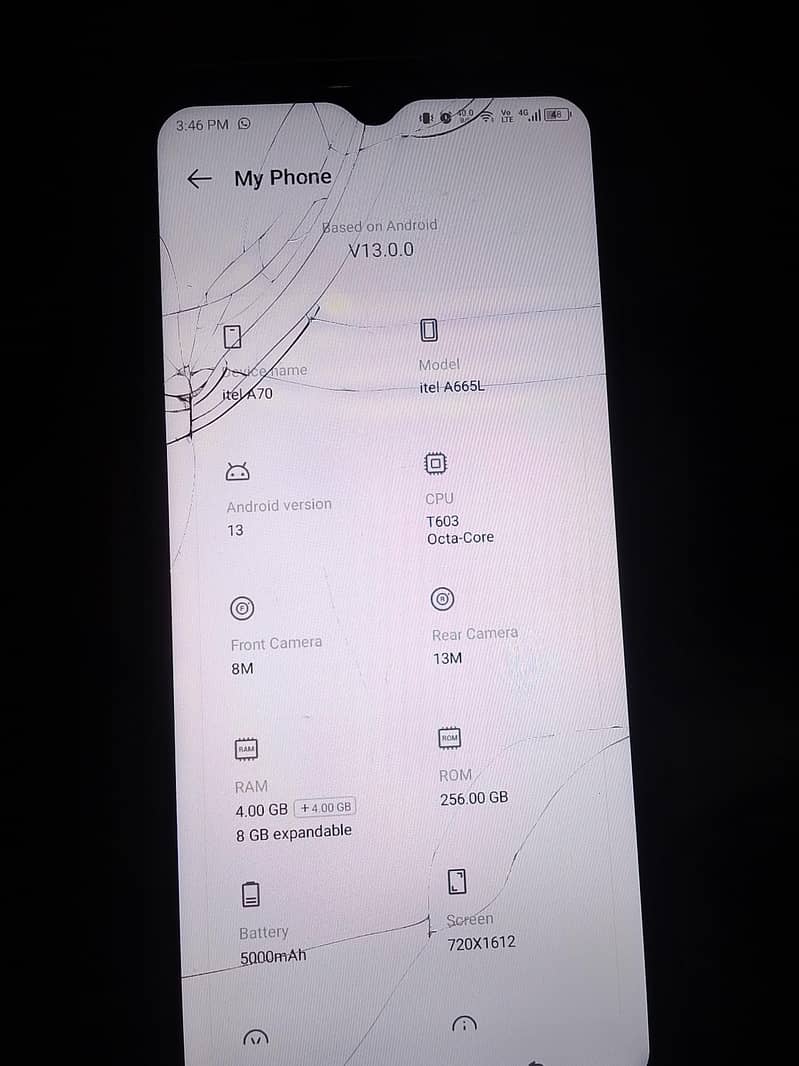 Itel A70 5