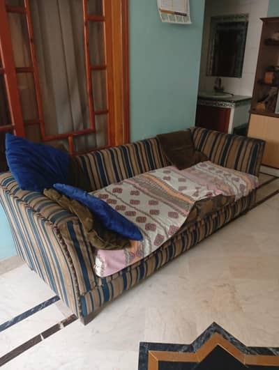 5 Seater Wooden Sofa Set