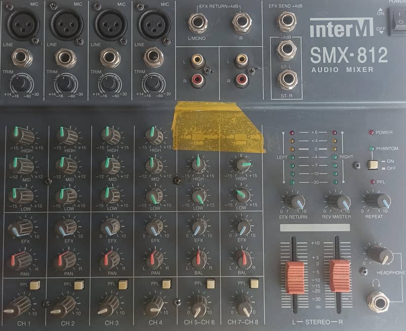 Interm 4چینل مکسر برائے فروخت 0
