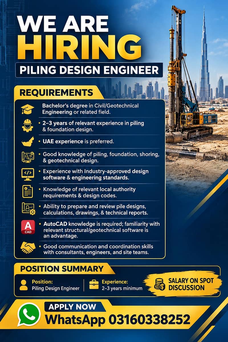 pile designing engineer 0