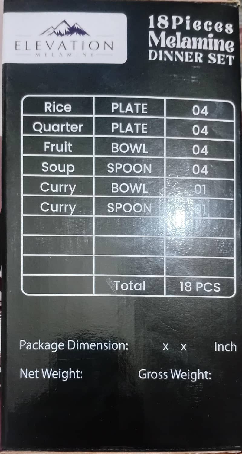 Elevation Dinner Set 1