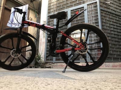 Folding mountain bicycle