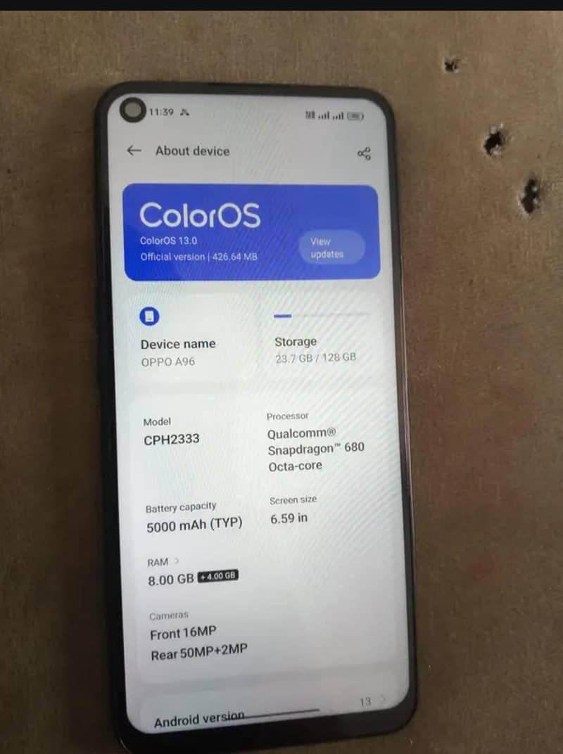 OPPO A96 2