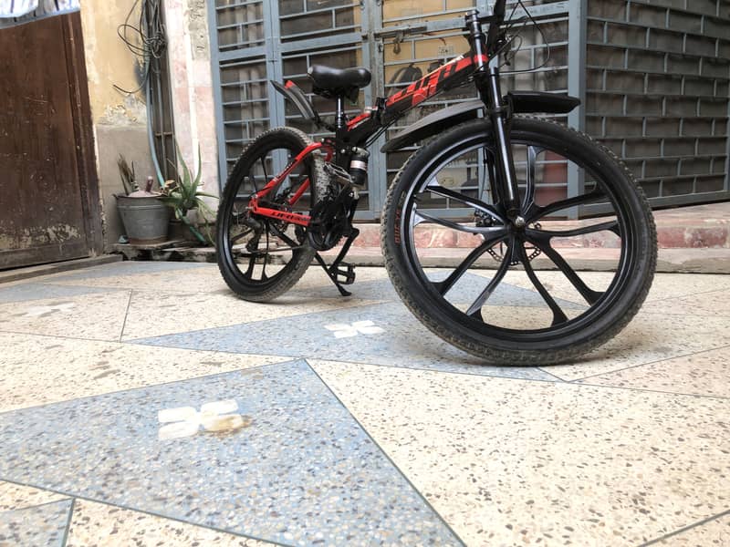 Folding mountain bicycle 0