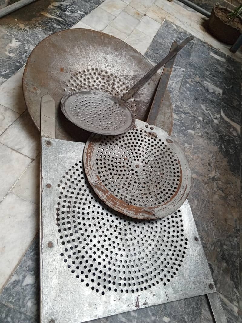 سموسے ، بوندی،جلیبی بنانے کے برتن 0