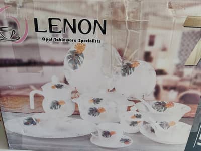 72 pieces LENOR Brand Opal Tableware Dinner Set - Moving Out