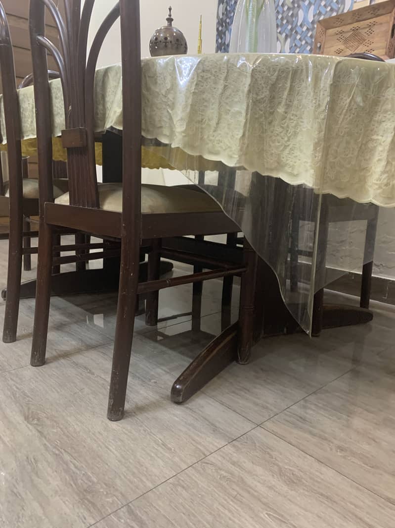 Wooden Dining Table Set 1