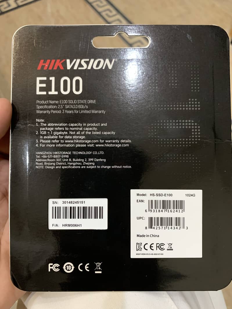 Hik Vision HS-SSD-E100 1