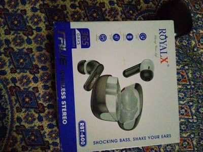ROYALX RB1-600 TWS Wireless Earbuds | Powerful Bass | New
