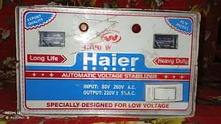 Haier 4500W آٹومیٹک وولٹیج اسٹیبلائزر برائے فروخت