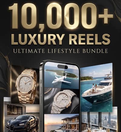 10000+ luxury reels bundle for content creation