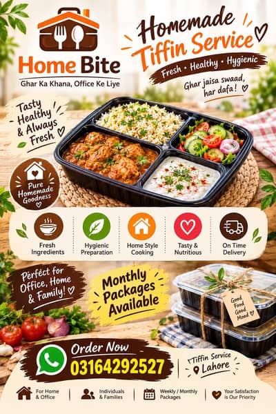 Home Made Food On Your Door Step