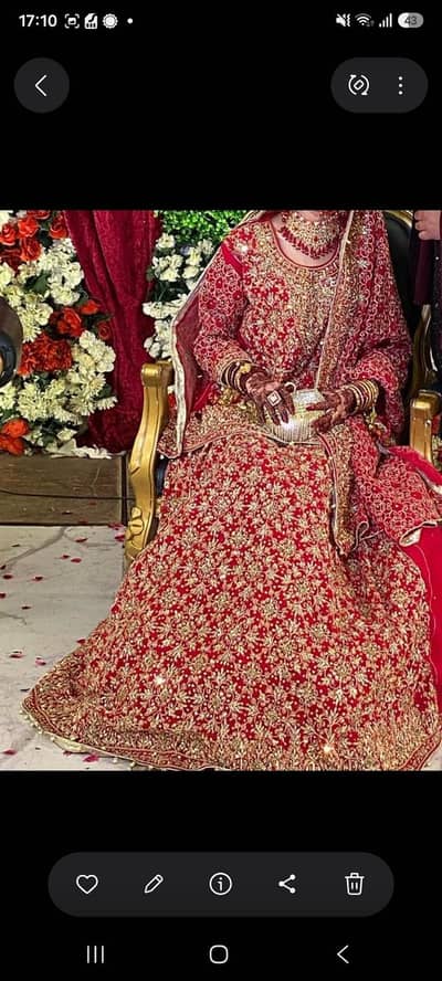 Bridal Fancy Lehenga Choli For Women - New