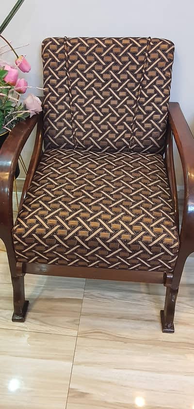 5 seater pure wood sofa set