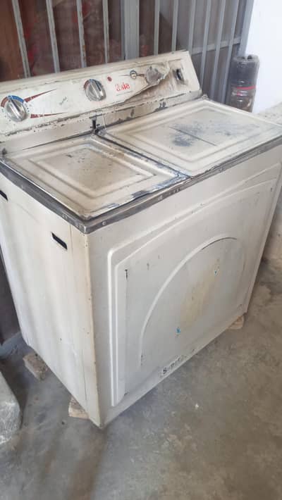washing and drayer machine active both