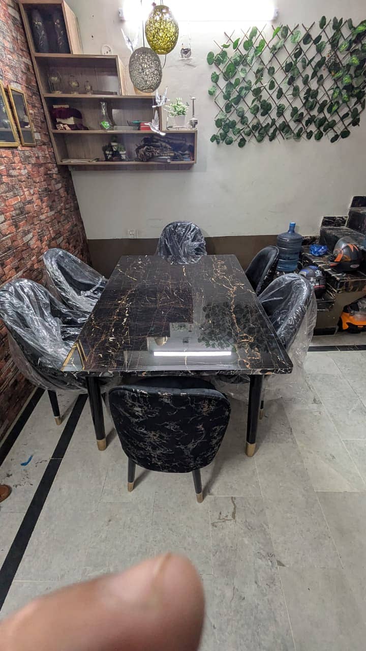 6 chair Dining Table 6