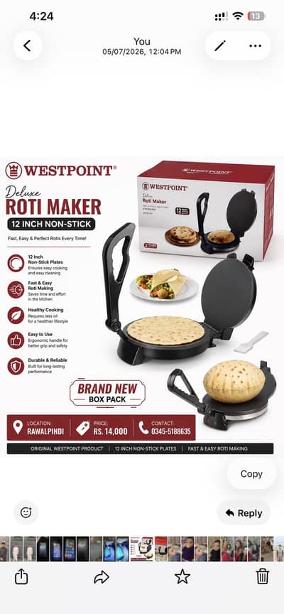 Roti maker