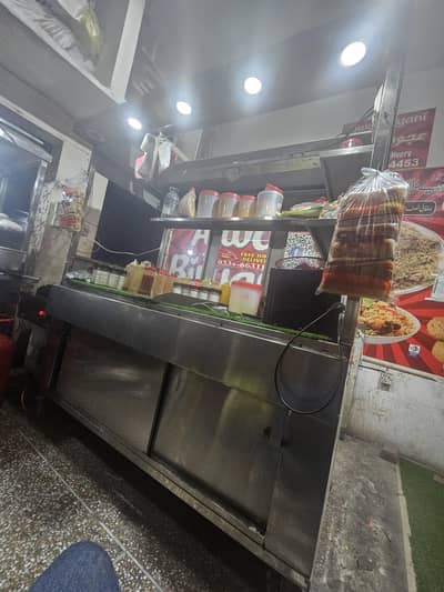 fast food counter