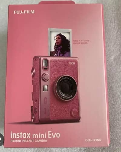 FUJIFILM INSTAX MINI EVO ( PINK COLOR ) SEAD PACK