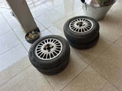 13 Inch imported japanese rims new condition alto mira mehran