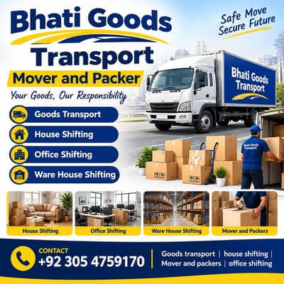 Goods transport | house shifting | Mover and packers | office shifting