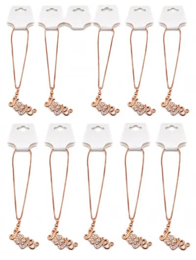 love butterfly rose chain