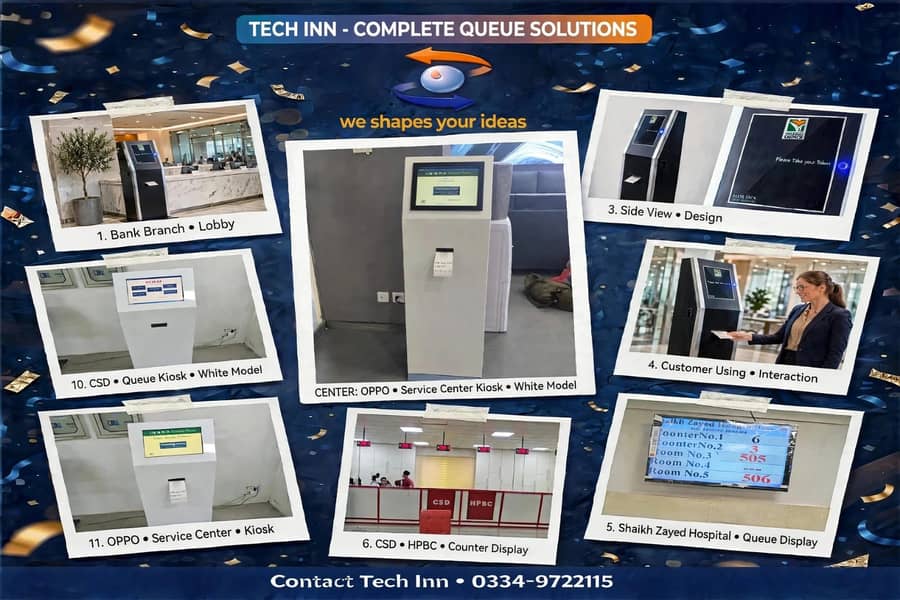 queue management system/qmatic/queue system/token system 12