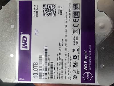 10 TB WD Purple Pro (Surveillance Hard Drive)