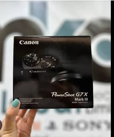 CANON G7X MARK III ( SEALD PACK ) SILVER COLOR