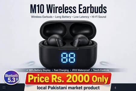 M10 Wireless Earbuds Best quality