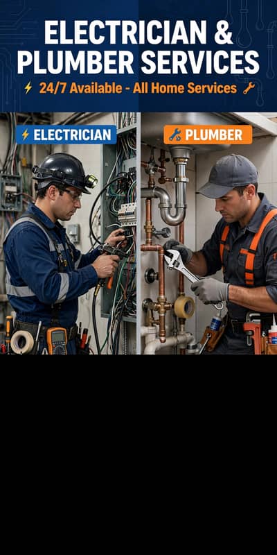 Electrician and Plumber