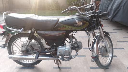 honda CD 70 2019 model black colour