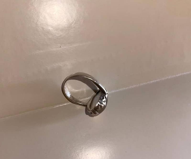 Dur-e-Najaf Silver crafted Ring 1