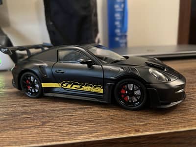 Porsche GT3 RS Black, Diecast Model 1/24 scale, detailed, Jinlingfang