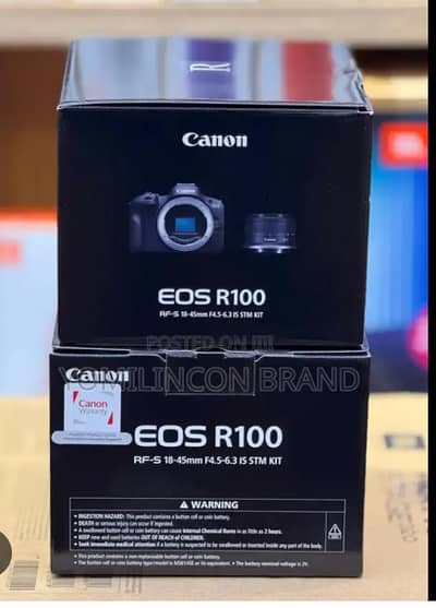 CANON R100 WITH 18-45 LENS ( SEALD PACK )