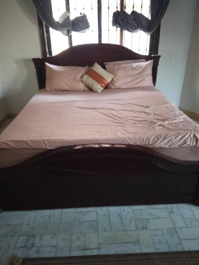 sheesham wood bed