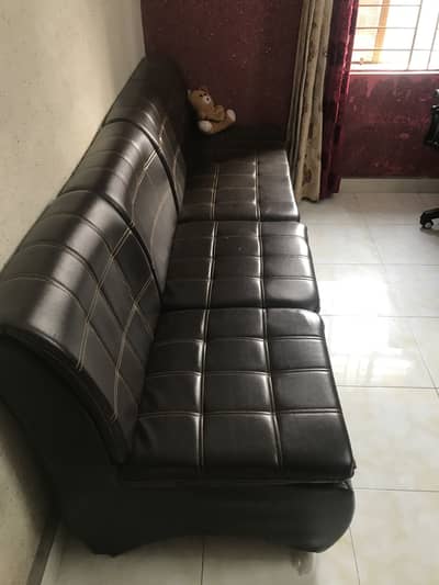 Office set 6 sofa seats and table set for sale