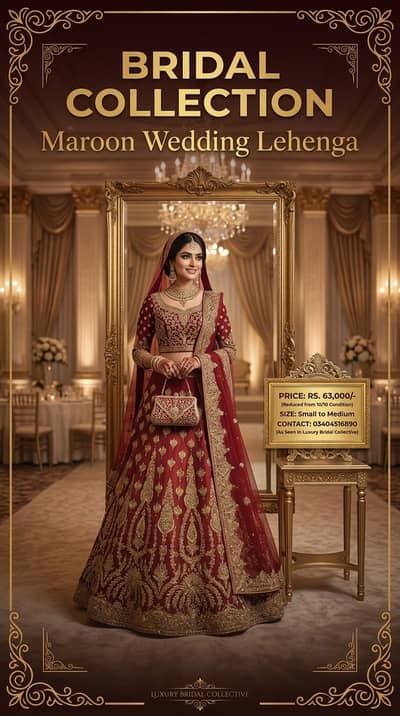 Bridal Dress | Brata Lehnga | Party Wear Dress | Formal Dress | Barat