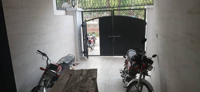 8 marla triple story facing park house for rent
