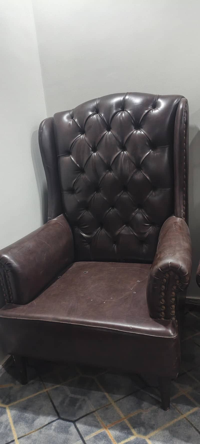 single back long sofa set 1