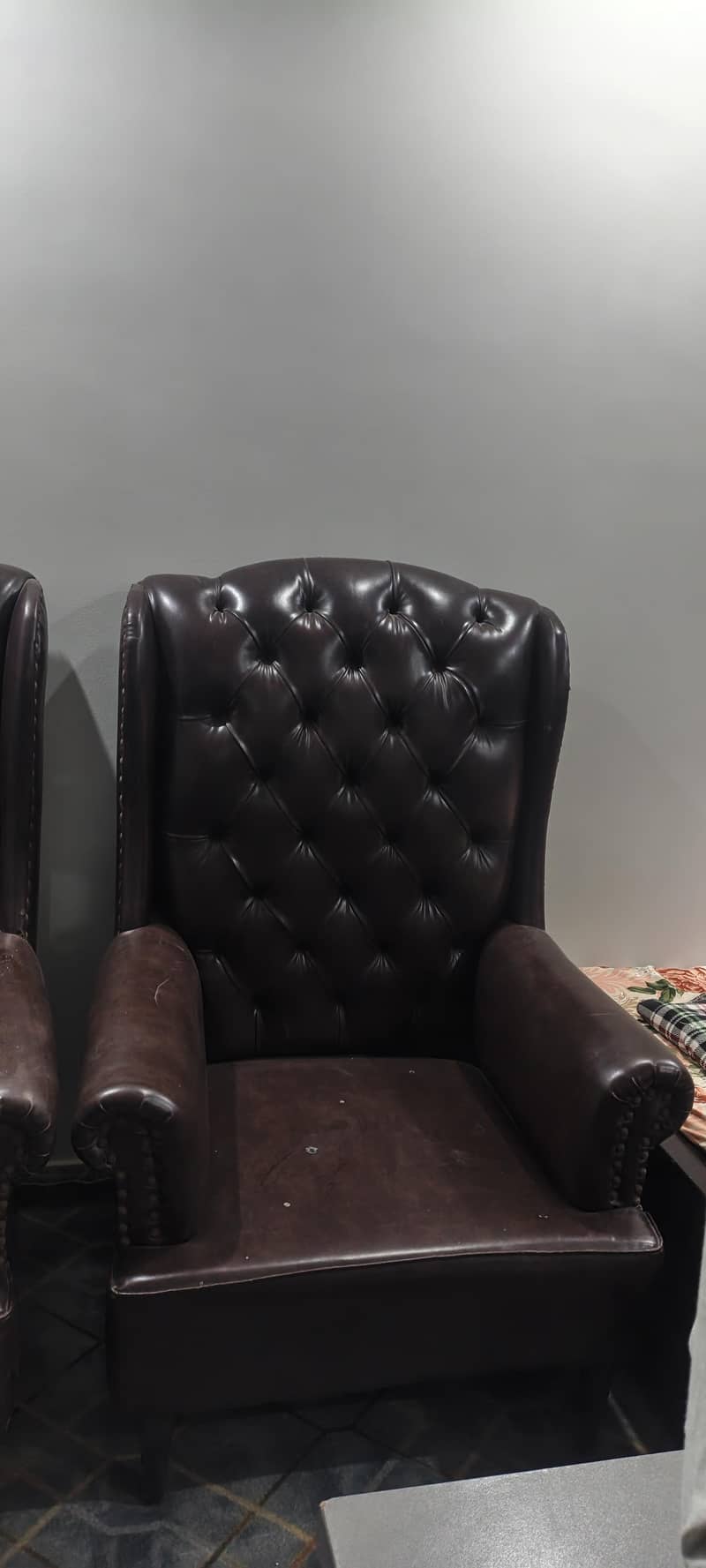 single back long sofa set 3
