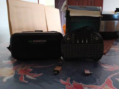 VR Headset + 2 OTG + Mini Keyboard Controller