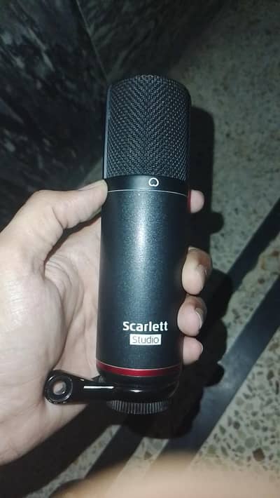 focusrite Scarlett Mic for Recorder
