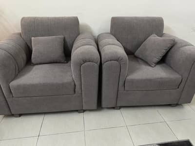 7 seater towel material only 2 months used sofa