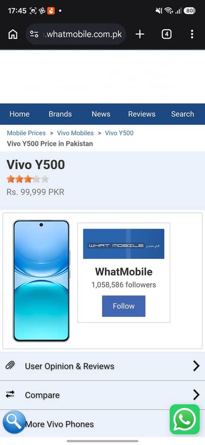 Vivo Y500 8/128 box pack ha urgent sale
