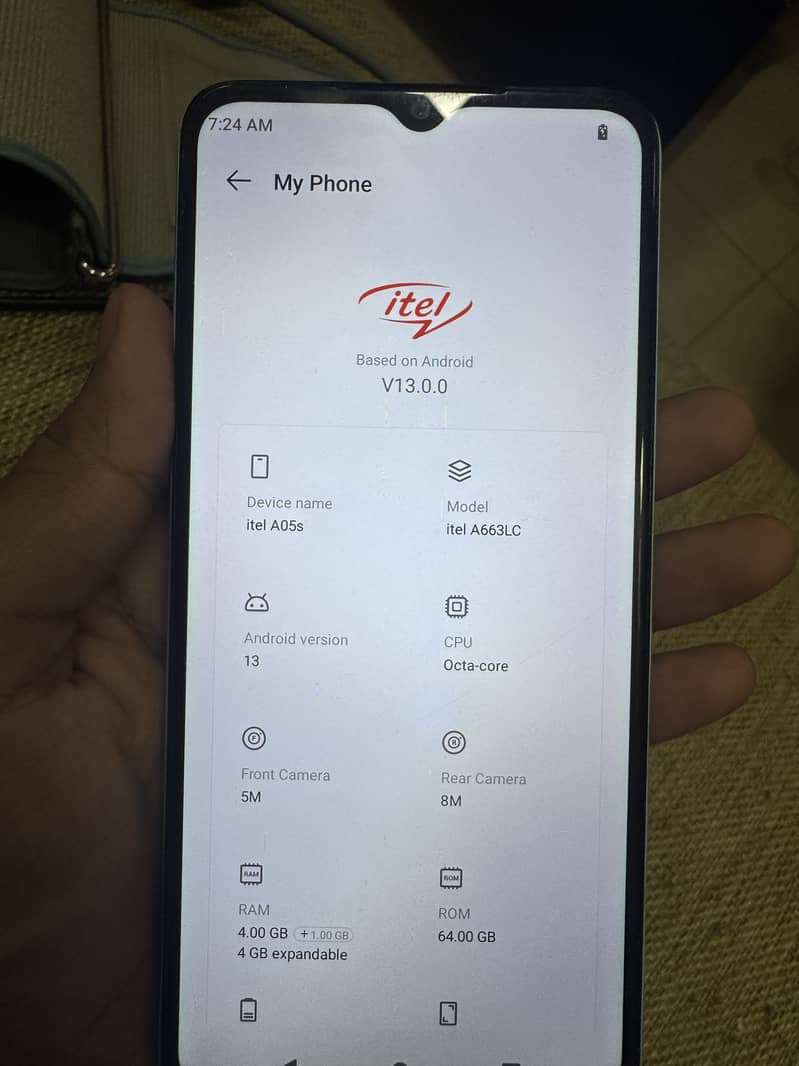 Itel A05s 2