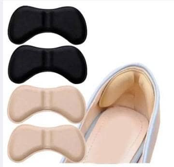 Black Color Insoles Patch Heel Pads for Sport Shoes Adjustable Size Antiwear Feet Pad Cushion Insert Insole Heel Protector Back Sticker E R5823