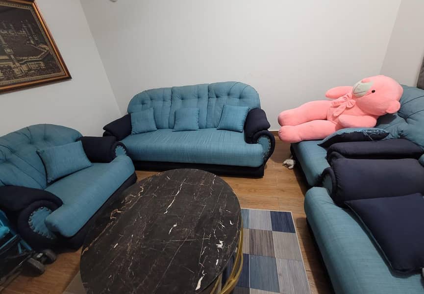 7 seater sofa set with centre table 1