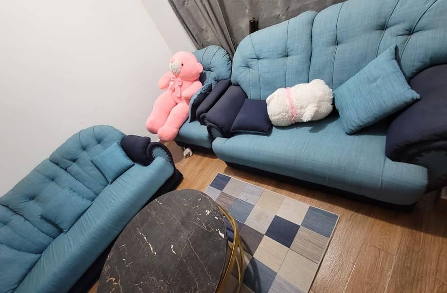 7 seater sofa set with centre table 2